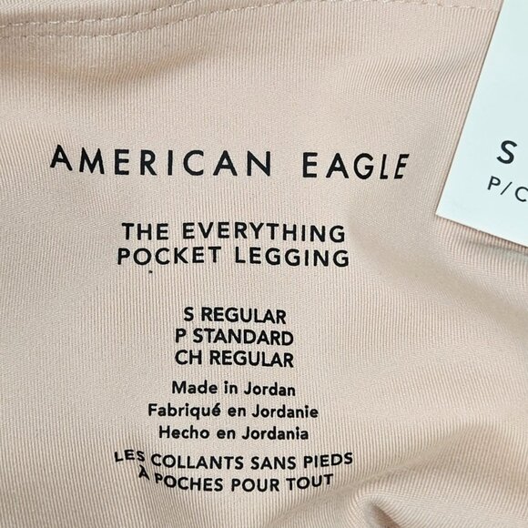 NWT AE (American Eagle) The Everything High-Waisted Pocket Legging SM Pink $40 - Picture 6 of 12